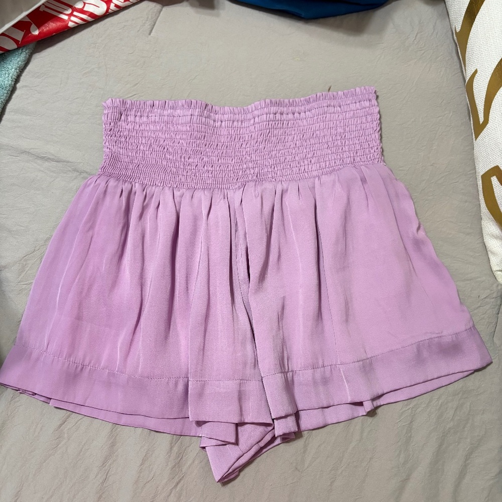 Light purple dress shorts